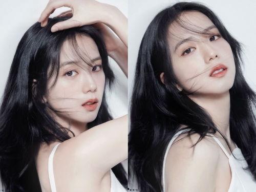 金智秀最新爆料照片,时尚魅力尽显！